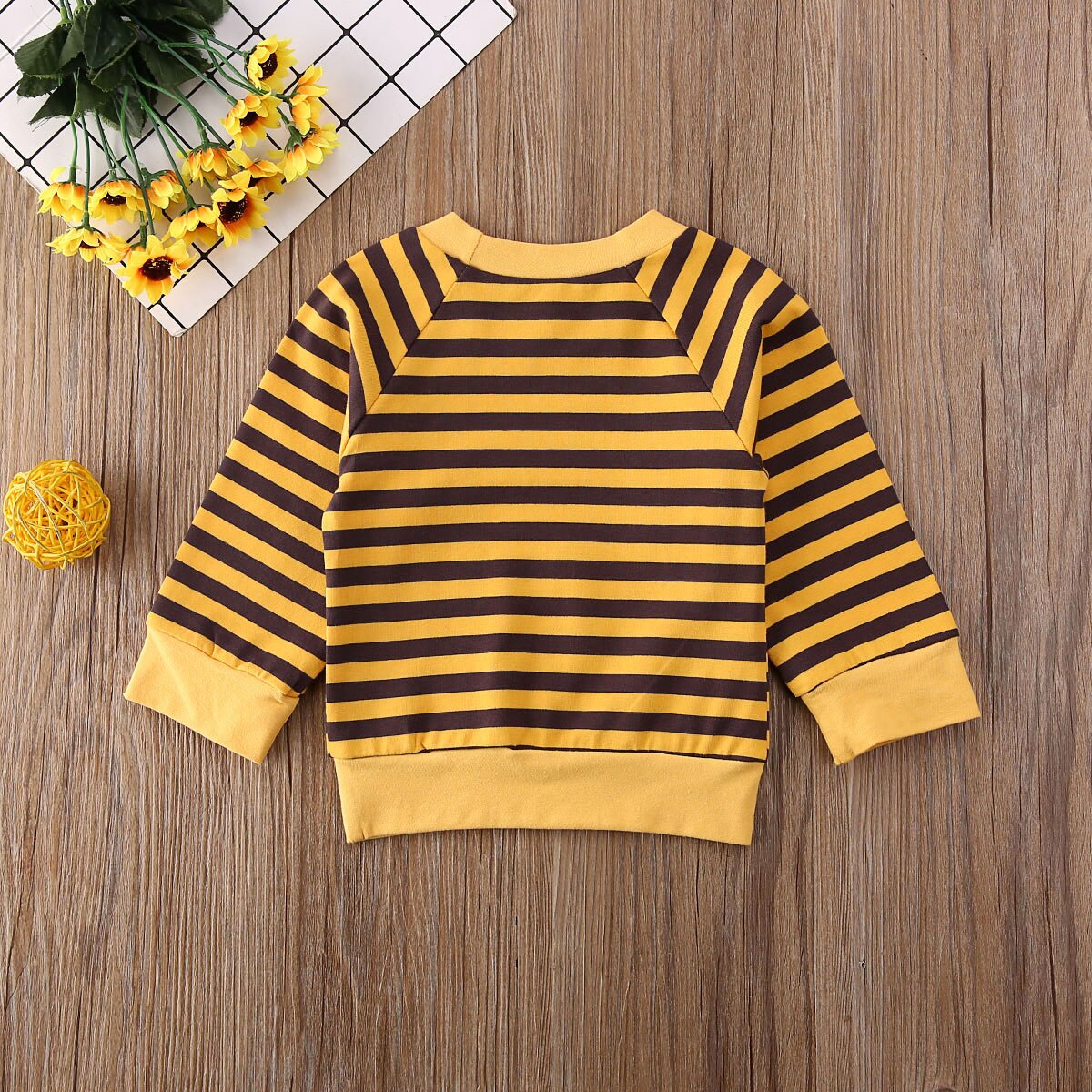 Vêtements d'automne et d'hiver pour bébés | Haut rayé, pour bébés garçons et filles de 6M-4Y, pull à manches longues, une pièce, 2 couleurs