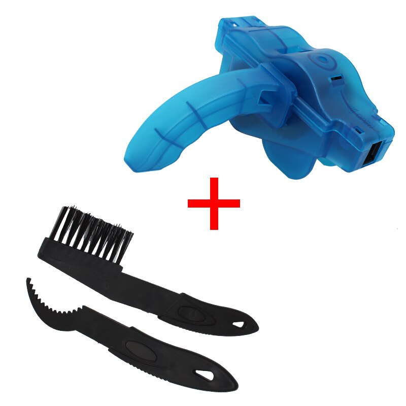 Bicycle Chain Cleaner Scrubber Brushes Mountain Bike Wash Tool Set Cycling Cleaning Kit Bicycle Repair Tools Bicycle Accessories: B