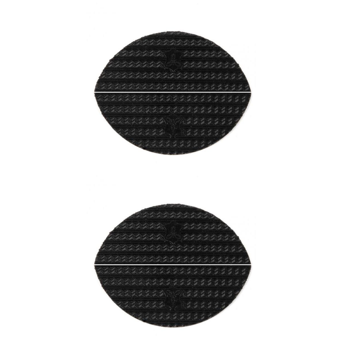 2 Paar Stok Op Schoen Hak Tips Rubber Schoen Reparatie Onderdelen Dikte S M 3/6Mm