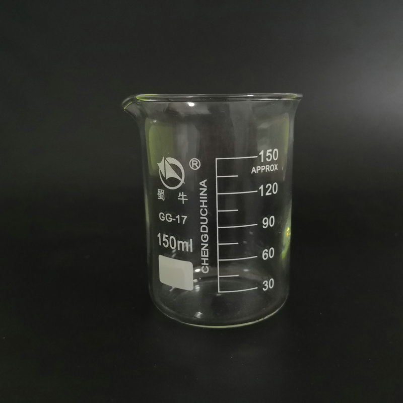 10 teile/satz 5ml 10ml 25ml 50ml 100ml 150ml 200ml 250ml 300ml 500ml Glas Becher Absolvierte transparent Borosilikatglas Becher