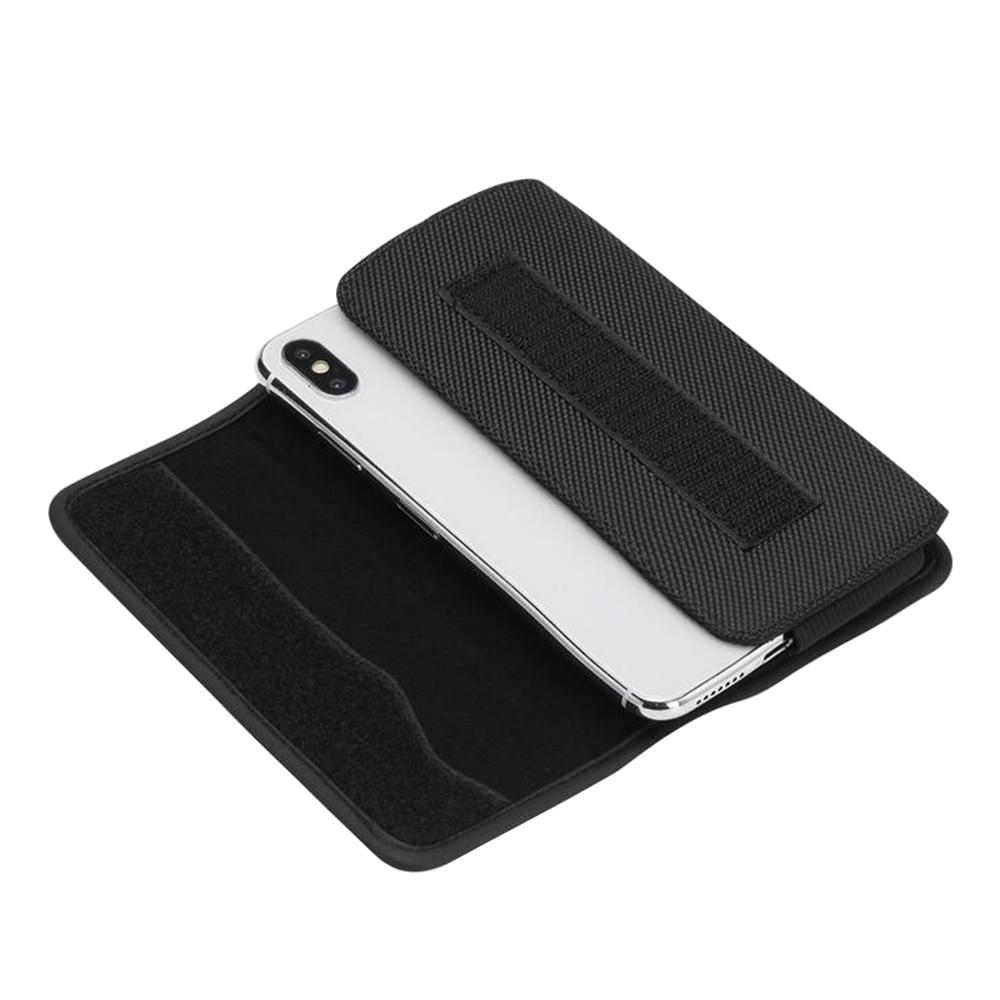 Universal Casual Phone Pouch For Redmi Note9 8Pro 7S 4 5 Note Series Case Belt Clip Holster Oxford Cloth Bag Flip Cover