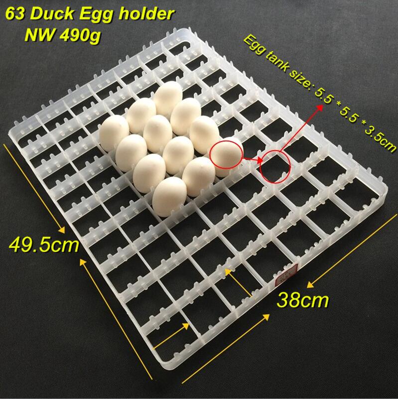 1 pz di accessori per attrezzature per incubazione 50x35.6x2.5cm plastica bianca 88 vassoio per uova è facile da usare ottima qualità
