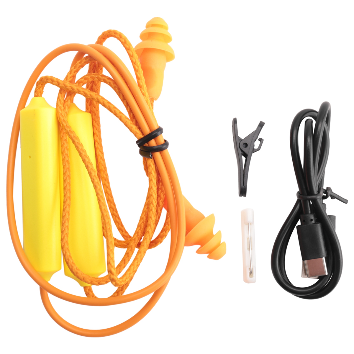 Good sales Ear Plugs Bluetooth Earphone for Work, Noise Suppression, Hearing Protection,Construction Sites, Noisy Places Orange