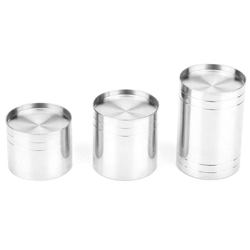 UPORS-Jigger de Bar de acero inoxidable, taza medidora práctica de 25/35/50ml, herramientas para barman, cóctel, Jigger, Bar