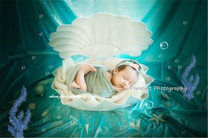 Newborn Photography Prop Photography Baby Props Iron Shell Photo Props Baby Studio Accessori Prop Set for Posing Newborn Shoot