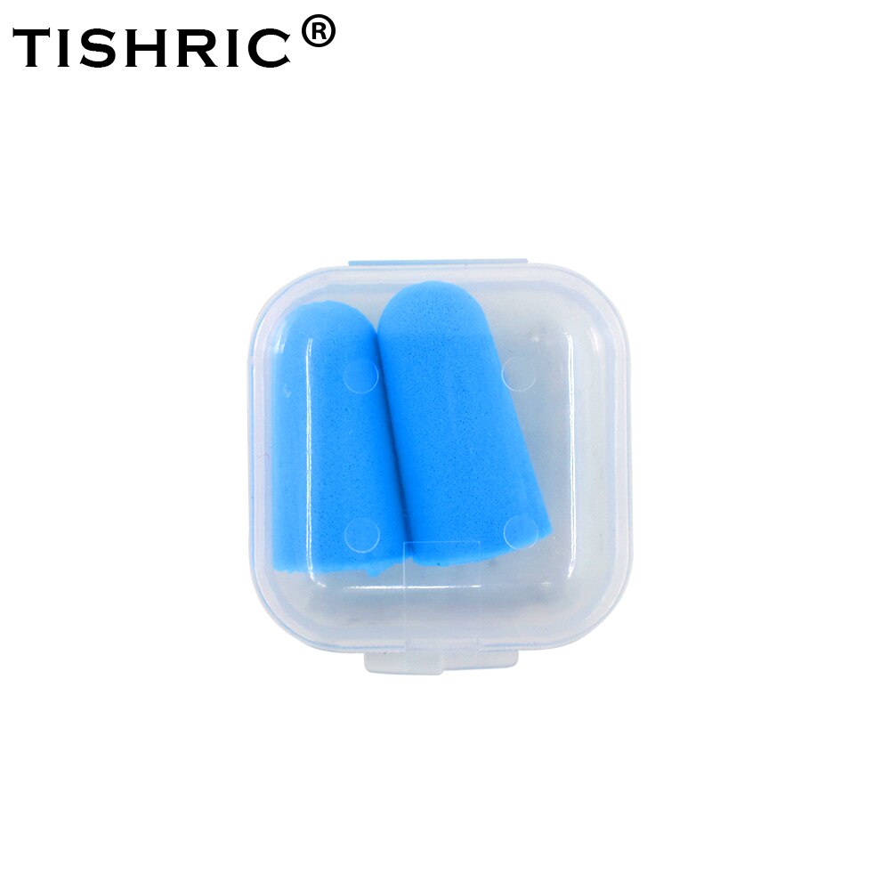 TISHRIC 100 Pairs Earplugs Sleep Noice Reduction Noise Cancelling 25dB Anti-noise Box For Travel/Sleep/Reading Ear Plugs: 100pairs Blue Box