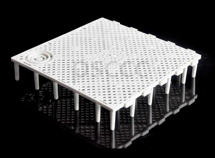 Aquarium fish tank under gravel filter bottom sand filter System Oxygen-increasing cycle Clean the water.: A white plane / 5 unit