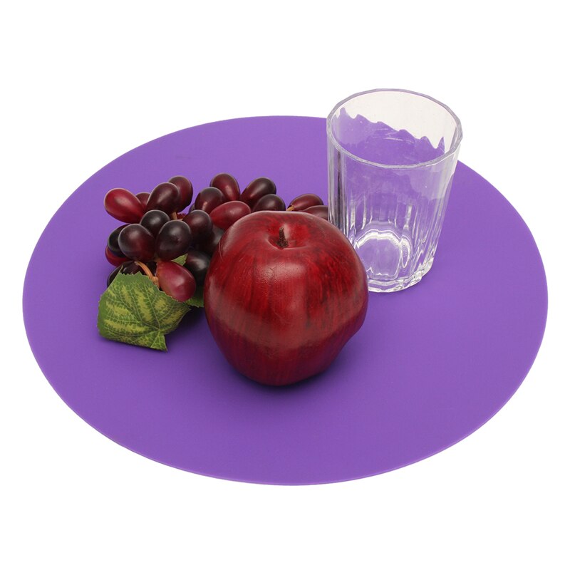 Aomily Runde Silikon-Backmatte, 30 cm, Backofen, Kekse, Pizza, Blatt, Mikrowelle, Kochen, Gebäck, Tablett, hitzebeständige matt, Küchen-Backgeschirr
