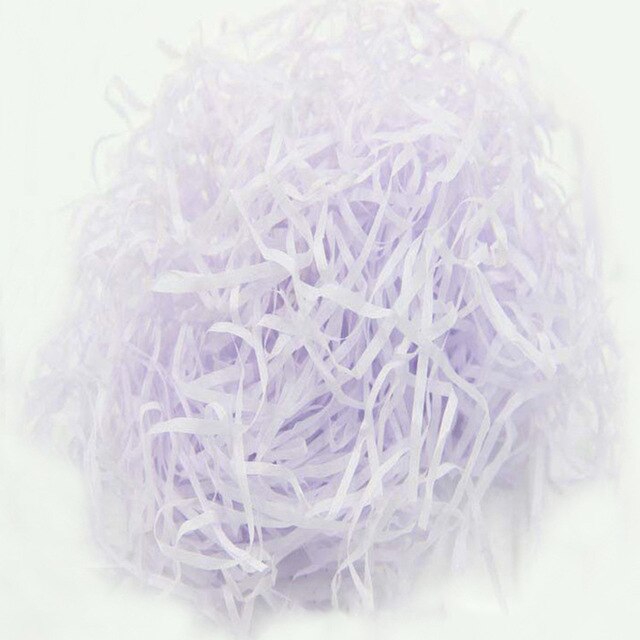 Box Paper Shreds Hamper Stuffing Filler Pink Blue Orange Purple 100g Of: Purple