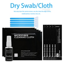 Vacuum Wrapped Microfiber Cleaning Cloths Cleaning Swab Cleaning liquid Water for Camera Lens Glasses Phones LCD Screens DSLR