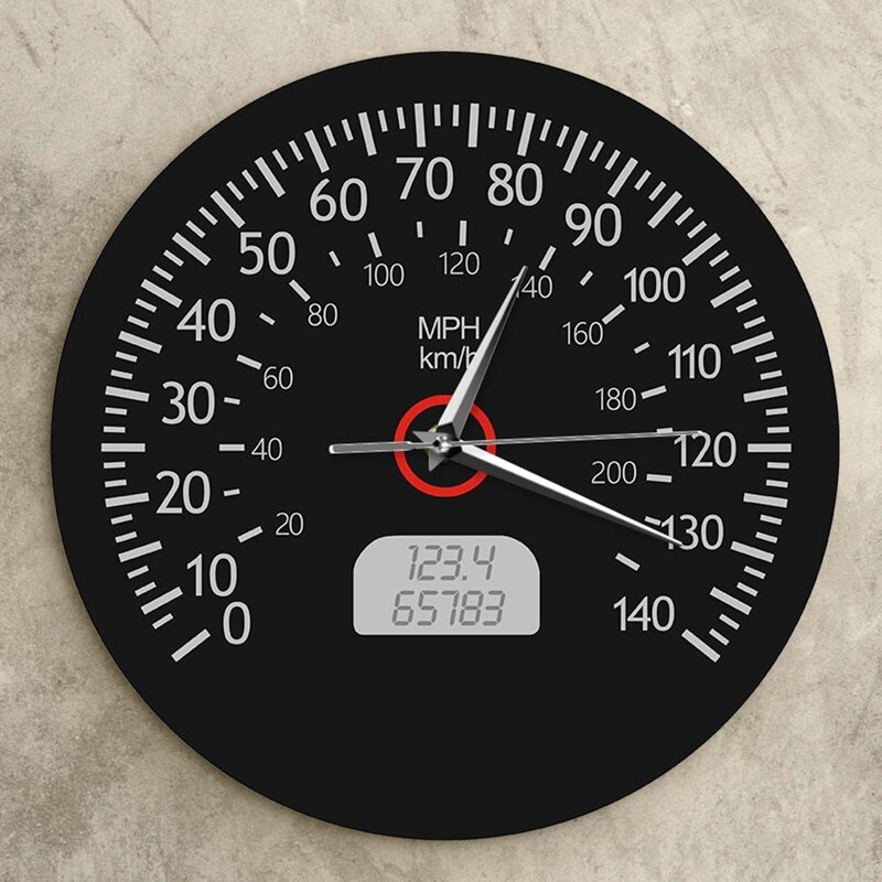 Reloj Digital de pared con velocímetro para coche: Default Title