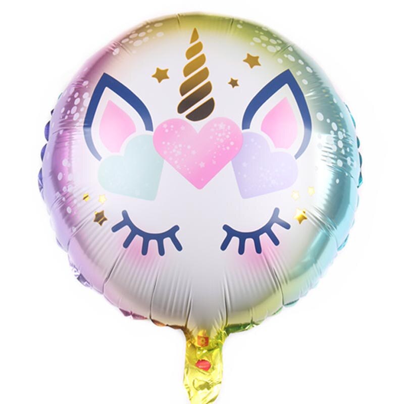 110 x 80cm stor unicorn ballong unicorn häst folie ballong barns födelsedag bröllop dekoration fest