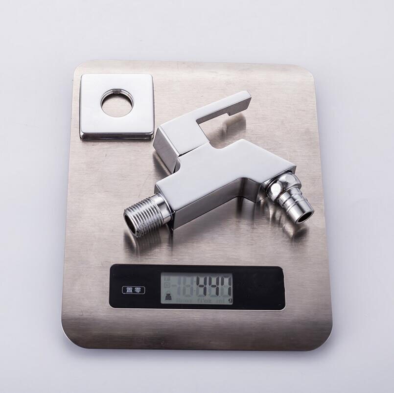 Grifo de cocina de aleación de Zinc G1/2, grifería de agua fría única para lavabo, fregona creativa para piscina, grifo para balcón