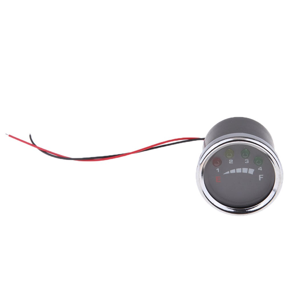 24V Motorrad Runde Analog Ladezustand Der Batterie Anzeige Meter