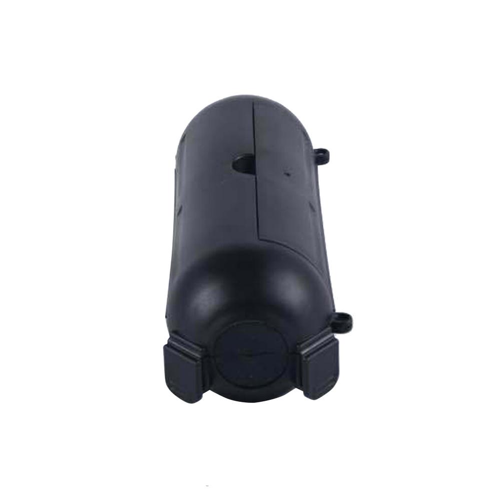 Zewnętrzny przedłużacz wodoodporna osłona bezpieczeństwa na zewnątrz wtyczka zasilania i ochrona przewodu zasilającego: czarny