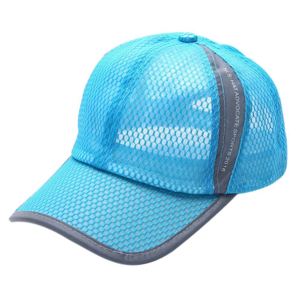 Womail baseball cap Unisex Paar Mode Zomer Ademend Mesh Baseball Cap Sport Hoeden Verstelbare Hoed f21: SB