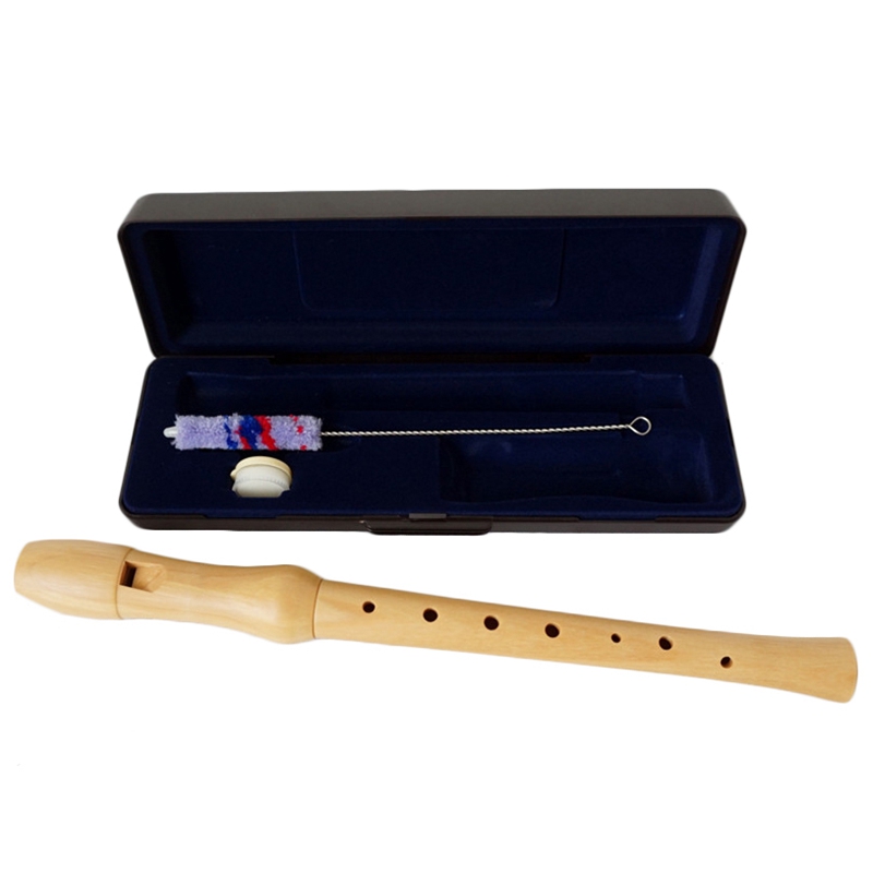 Wooden Recorder Soprano Baroque 8 Hole C Key Clarinet Vertical Flute Dizi Wood Musical Instruments