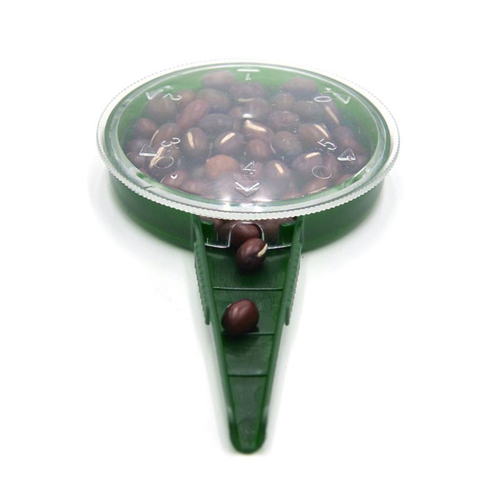 5 stk planter frø såmaskin hagespreder dispenser såmaskin plantemaskin justerbare frø hageredskaper 6.5 x 12.5cm