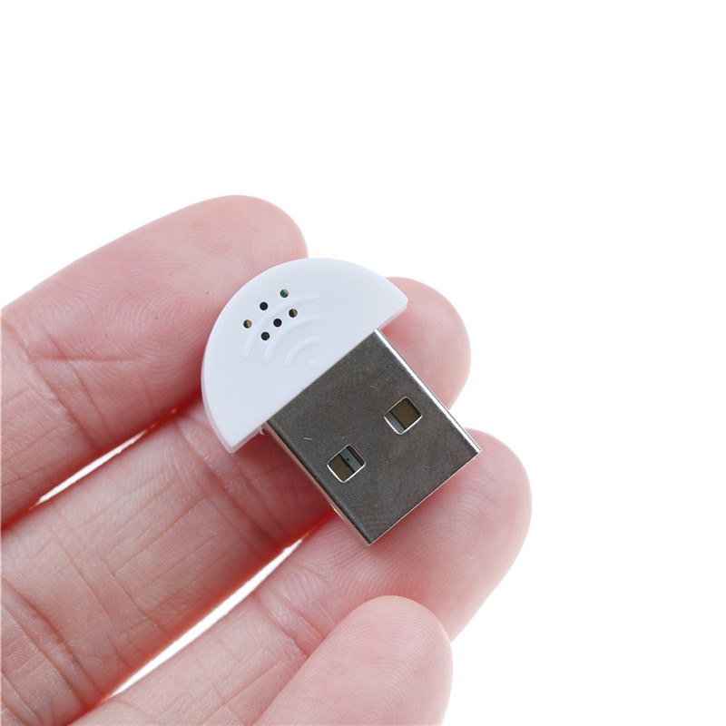 Super Mini USB 2.0 Microphone Portable Studio Speech MIC Audio Adapter Driver for Laptop/Notebook/PC/MSN/Skype: Default Title