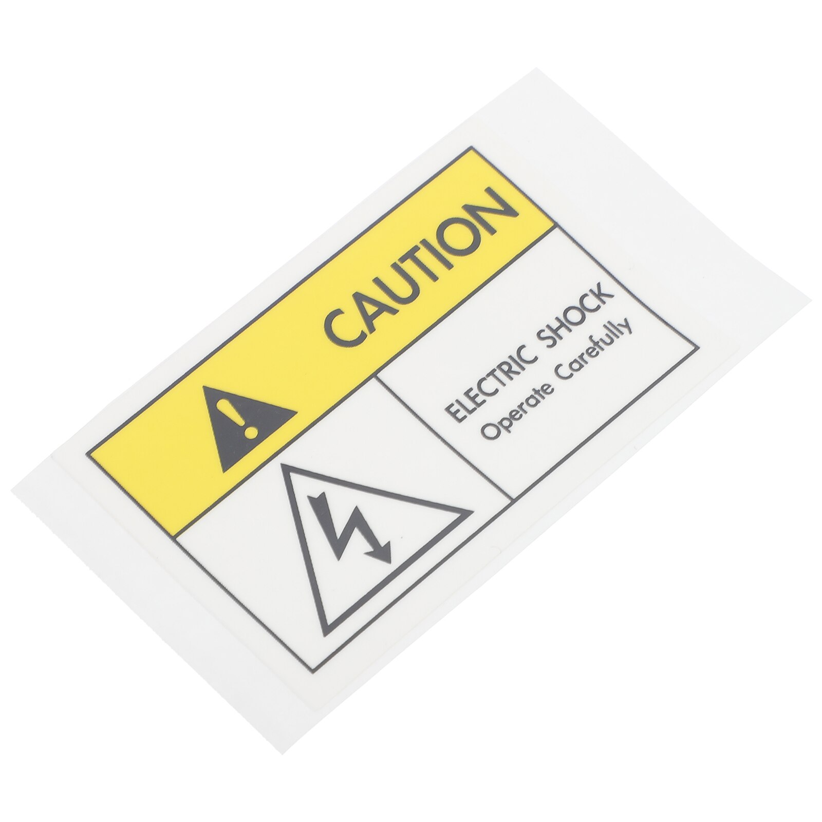 1Pc Waarschuwing Elektrische Schokken Sign Decal Elektrische Schokken Waarschuwing Label Sticker