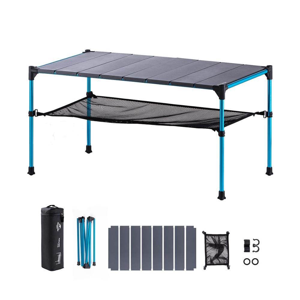 Nature Hike Outdoor Portable Ultralight Splicable Folding Camping Desk Changeable Dinner Table For Family Party Picnic Barbecue