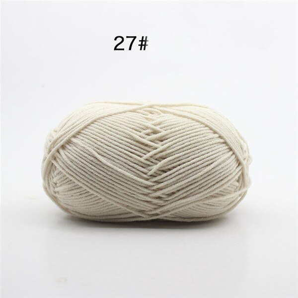 upgrade natuurlijke zijde melk katoenen garen dikke garen voor breien baby wol haak garen weave draad 4 Plys 50 g/stk: 27