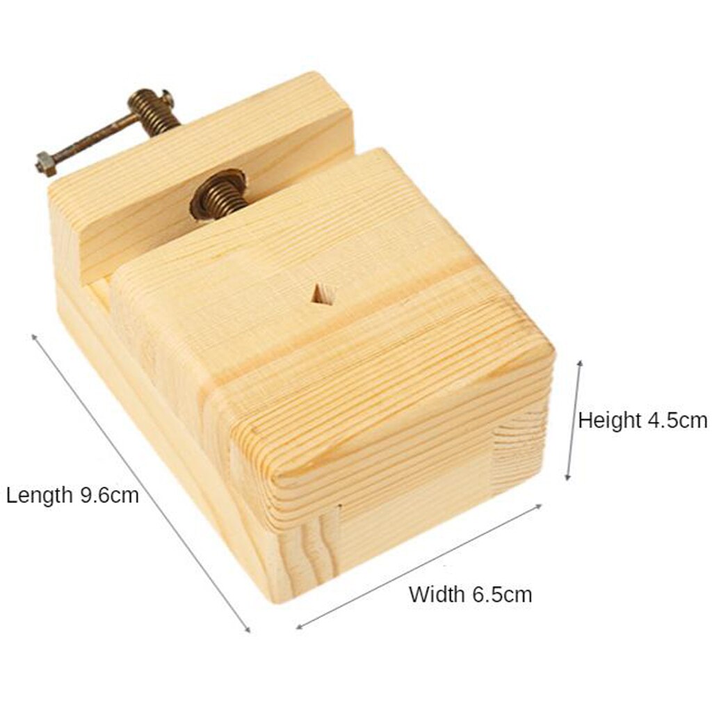 Wood Mini Flat Clamp Table Jaw Bench Clamp Drill Press Vice Opening Table Vise