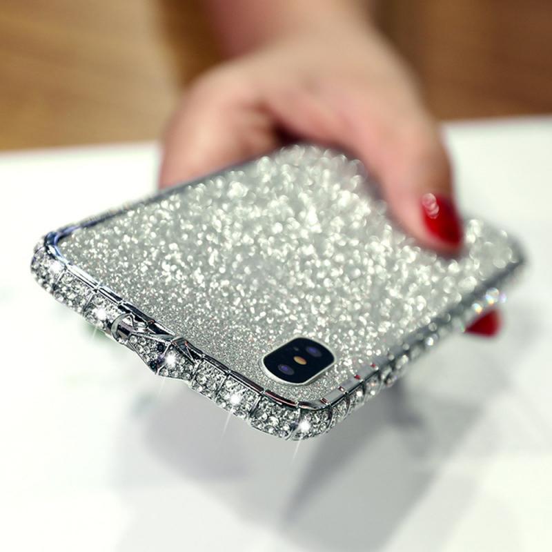 Diamond Rhinestone Shell Glitter Phone Case For iPhone 11/11 Pro/11 Pro Max Case Anti-dust Shockproof чехол на айфон: For iphone 11 Pro / Silver