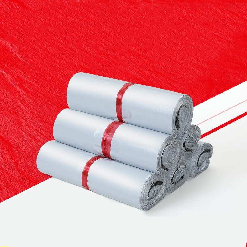 10Pcs/lot Colorful Plastic Envelope Small Packaging Bag Self Sealing Adhesive Courier Bags Waterproof Poly Mailers 17x30cm: white