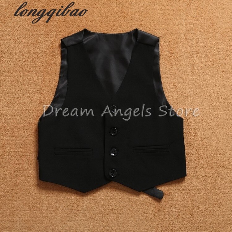 Frete grátis Conjunto terno conjuntos de menino Terno ternos Slim Fit Noivo Smoking Novo estilo menino da menina de Flor (jaqueta + calça + Colete + Gravata + gravata borboleta)