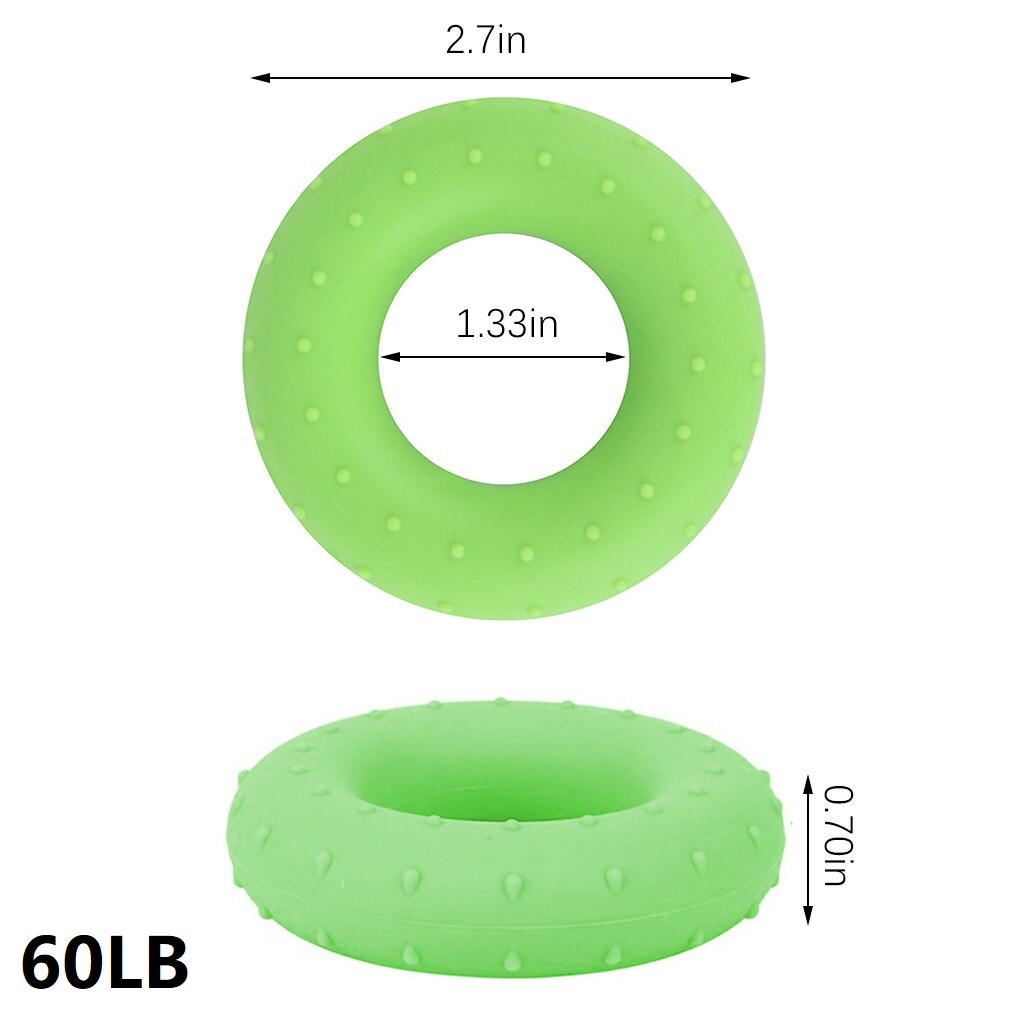 30-70LB Silicone Hand Grip Portable Muscle Training Gripping Ring Crossfit Fitness Hand Extension Strength Trainer: Brown