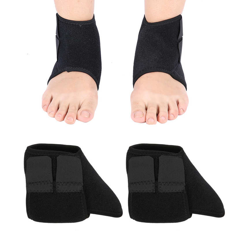 2 Pcs Ankle Support Adjustable Elastic Anti Sprain Ankle Protector Sport Fitness Ankle Guard Bandage