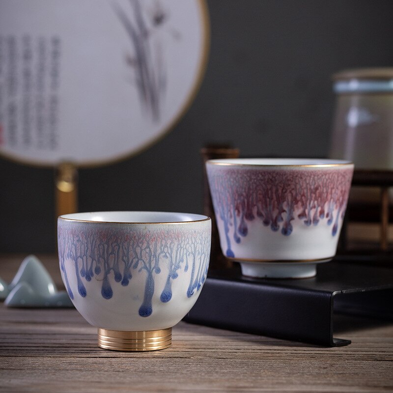 Kung fu tekopp enkelt keramisk tekopp te kopp mester kopp enkelt kopp personlig grov keramikk antikk tekanne tekopper