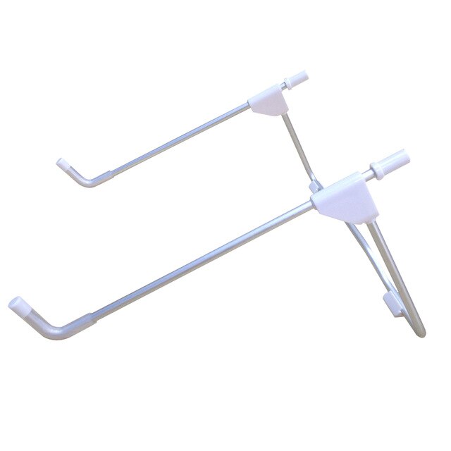 Laptop Tablet Stand Portable Folding Stand Tablet Top Anti-skid Angle Height Adjustable Bracket Home Office macbook accessories: white