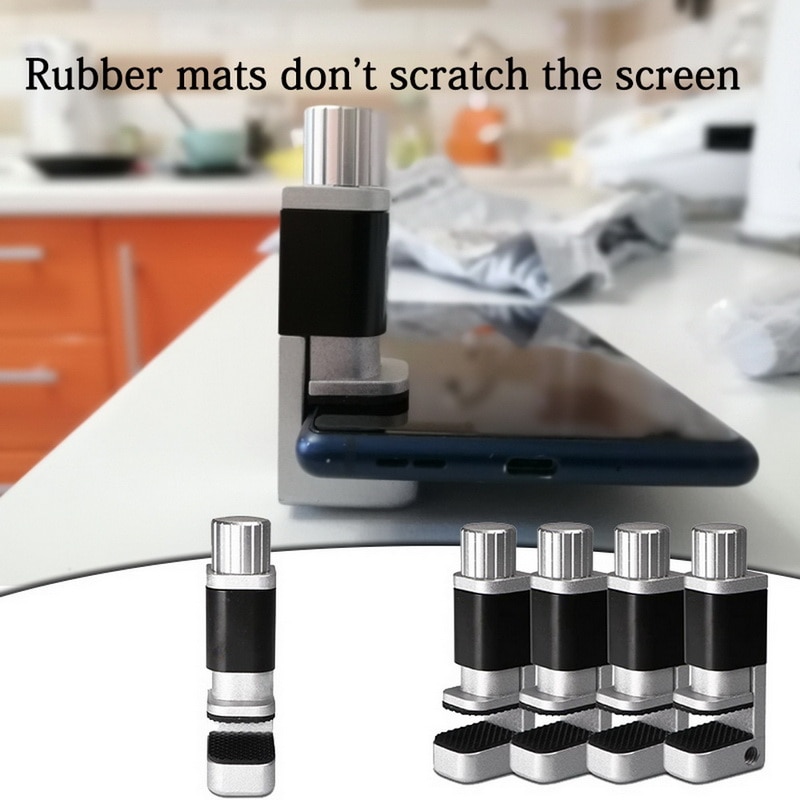 4/6/8Pcs Telefoon Bevestiging Armatuur Clip Set Mobiele Telefoon Screen Vaste Reparatie Tools Metalen Bevestigingsklem verstelbare Gereedschap