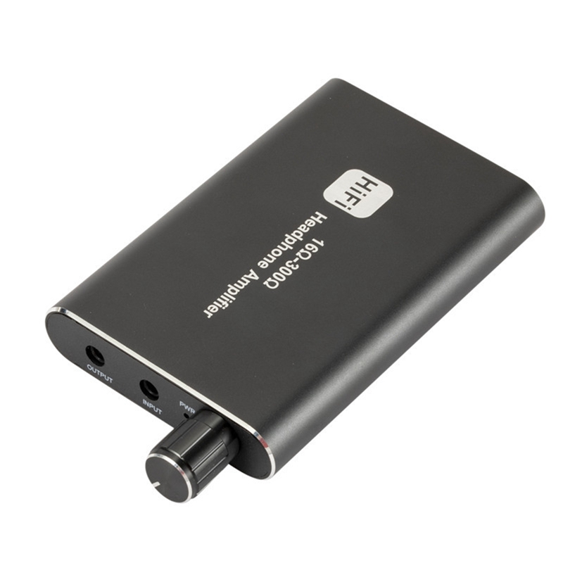 Headphone Amplifier , Portable HiFi 3.5mm Headset Amplifier Compatible Phone,Tablet, MP3/4 and Computers