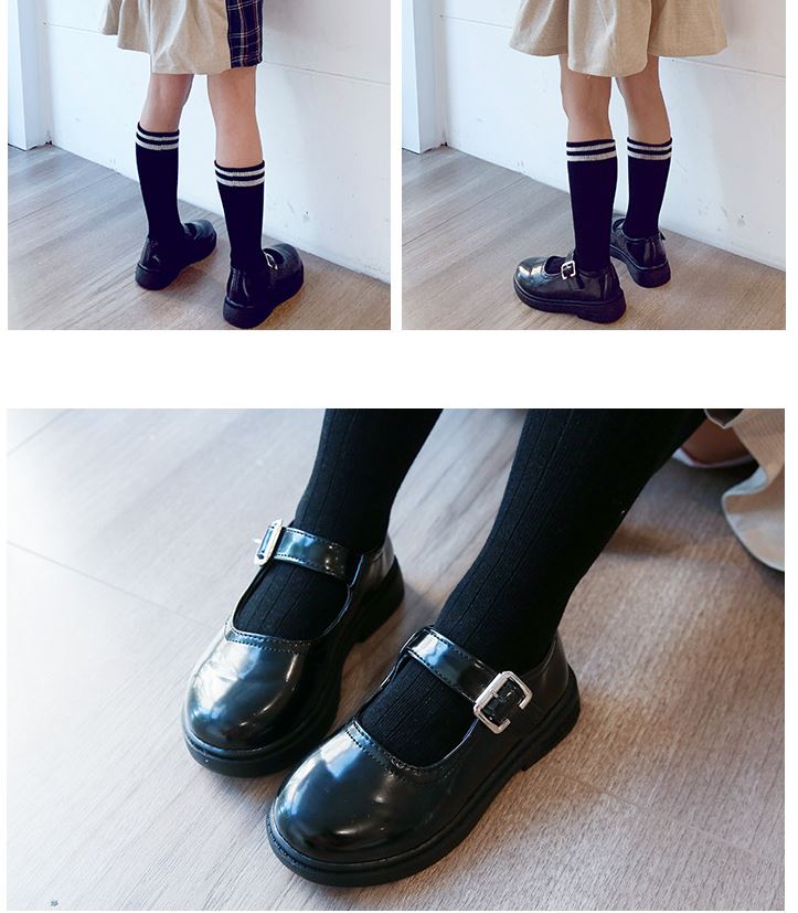 Girls Leather Shoes Spring/Autumn Kids Girls Single Shoes Children School Princess Shoes Patent Leather Sneakers