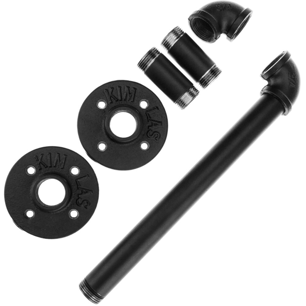 PrimeMatik-300mm barra de apoio. Cremalheira industrial e da tubulação do vintage