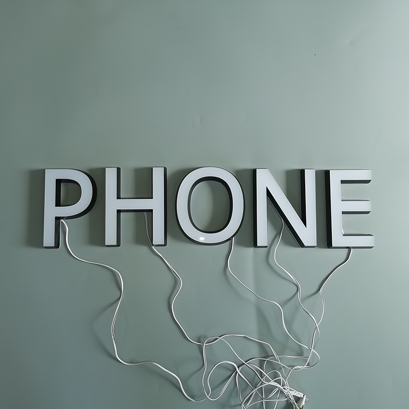 Acrylic LED luminous signs Business Lighting Advertising Sign LED Signboard Outdoor Waterproof Custom Advertisment Letters