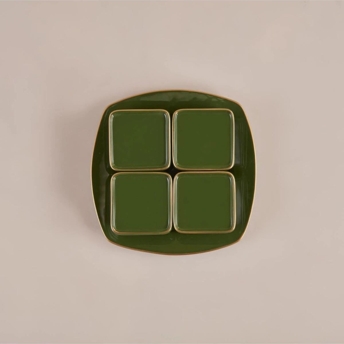 Keramische Ontbijt Set 4 Stuks Overdekte Opslag En Presentatie Platen Stijlvolle Producten Keuken Servies Bruidsschat