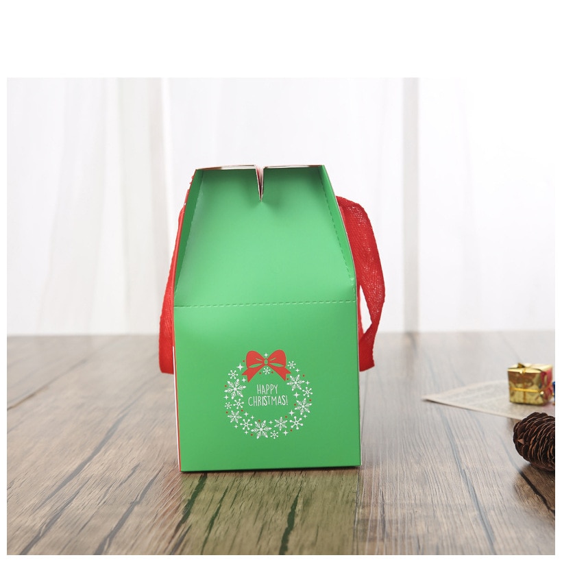 Large Dessert Box Christmas Cartoon Animals Packing Box Sealed Storage Paper Box Durable Boxes For Party Favors Festival