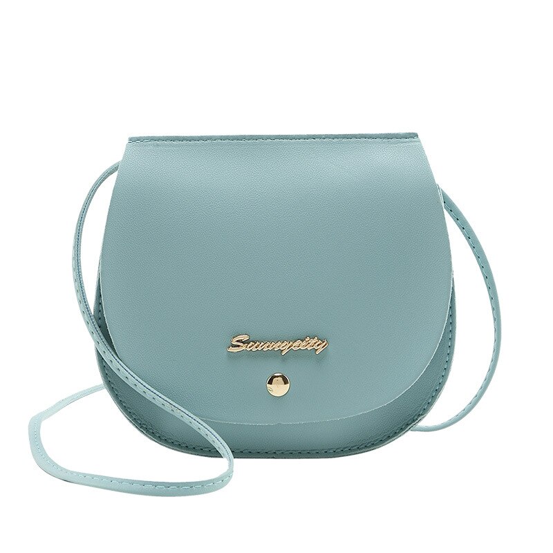 Di modo Borsette Forma Borse A Spalla Borsa Delle Donne per Il 2020 del progettista del Sacchetto di CUOIO dell'unità di elaborazione del Messaggero di Crossbody Borsa Di Natale Femminile Borse: Blu