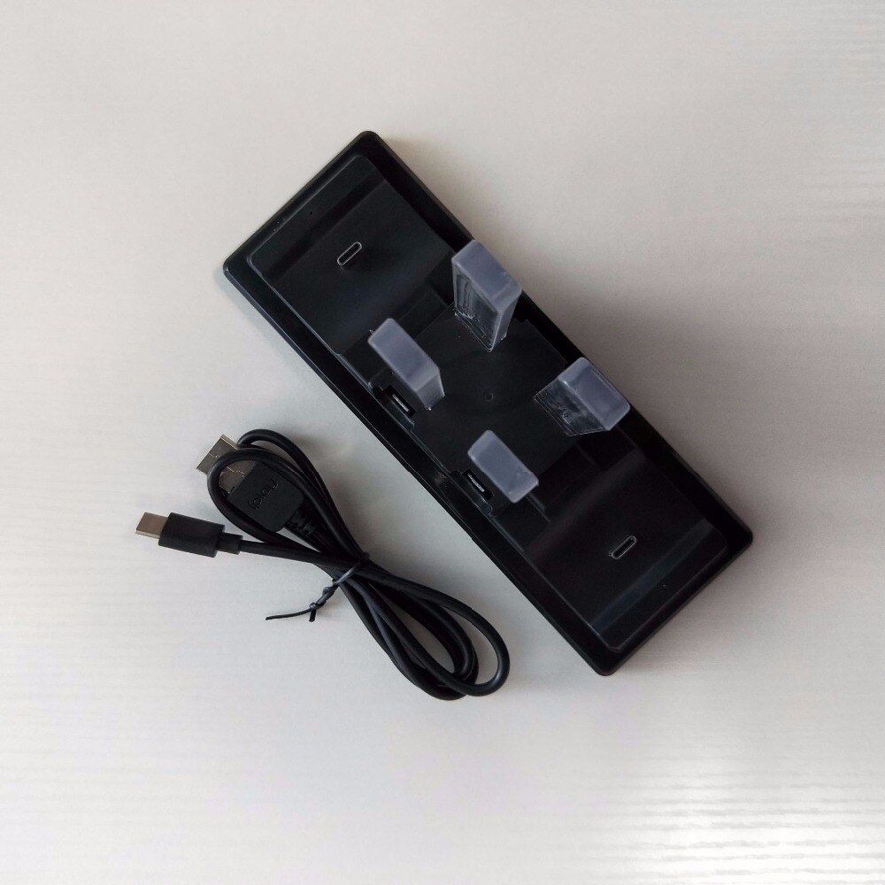 Multifunctioneel oplaadstation met 4 led-oplaadstandaards voor de nintendo switch + dubbel oplaadstation voor de draadloze ns pro joy-controller