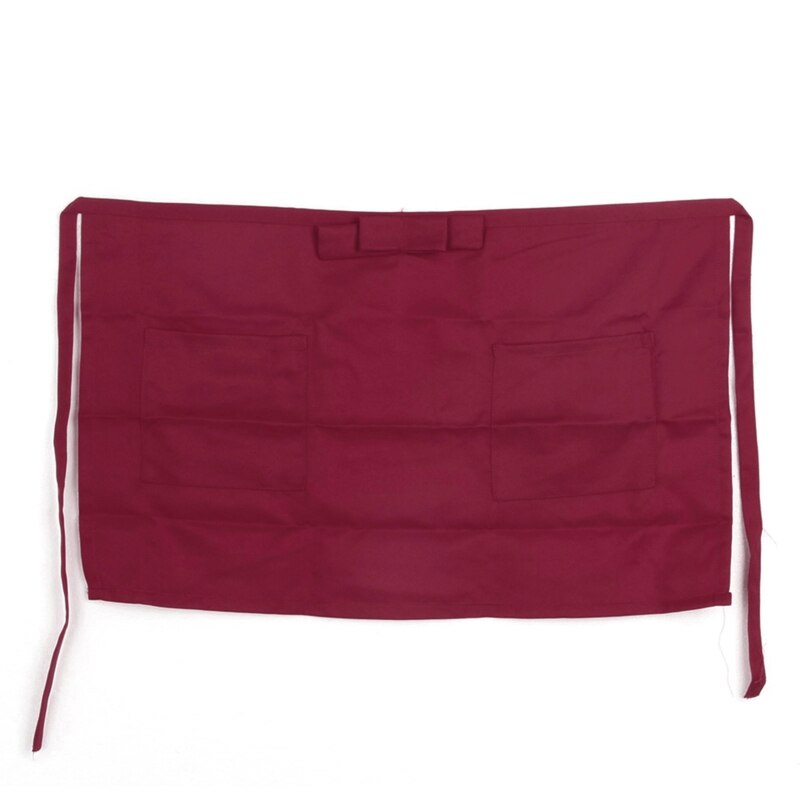 Halbhohe polyesterschürze mit tasche für kellnerinnen und kellner in küche, café oder kneipe: Wr