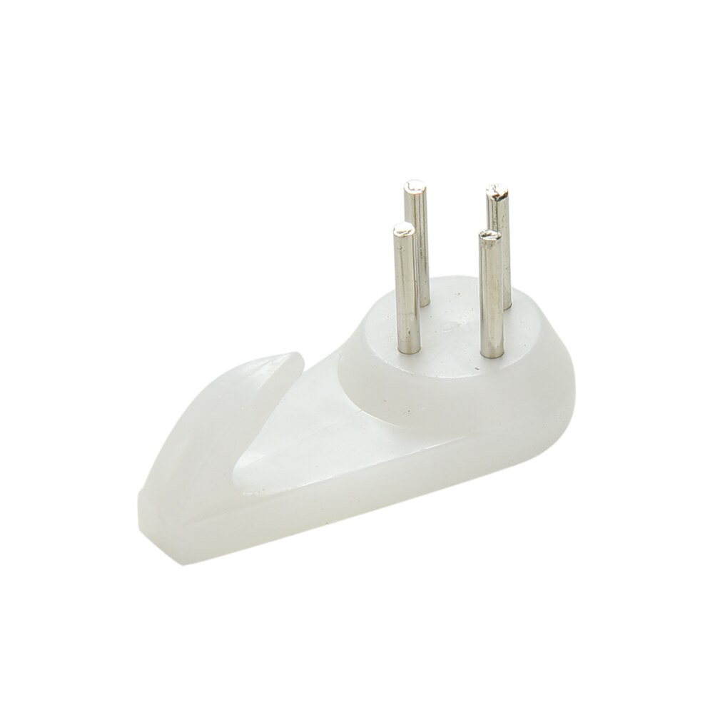 20Pcs Wit Schilderen Fotolijst Haak Plastic Onzichtbare Muur Haken Mount Foto Foto Nagel Haak Hanger Spiegel Opknoping Hangers: M