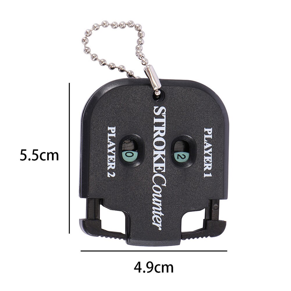 Mini Golf Shot Count Stroke Putt Score Counter Two Digits Scoring Keeper With Key Chain Golf Training Aids Golf Accessory