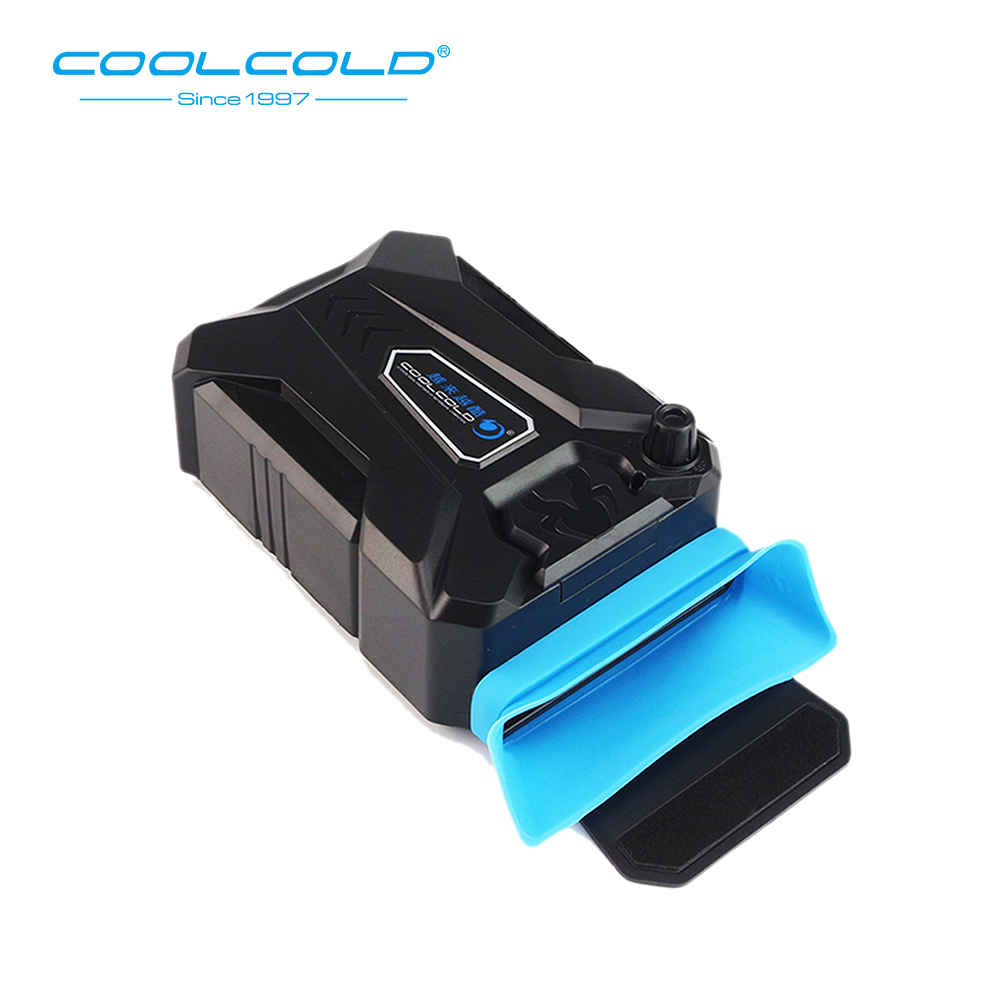 Coolcold bärbar bärbar dator svalare usb luftkylare extern extraktion kylfläkt hastighet justerbar för 15 15.6 17 tums laptop: Default Title