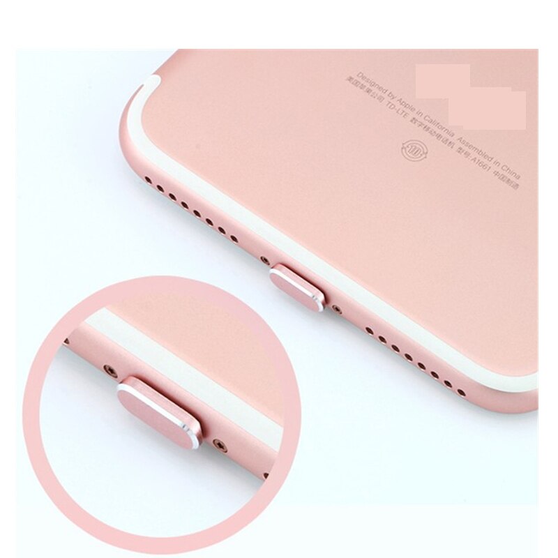 Bouchon anti-poussière en métal pour iphone 6s xr 11 pro, Gadget, accessoires pour iphone 11 7 8 plus xs max