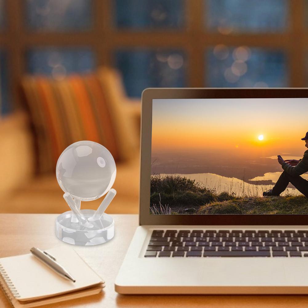 Acrylic Transparent 50mm/100mm Crystal Ball With Free Stand Crystal Glass Ball For Photography Prop Home Decor