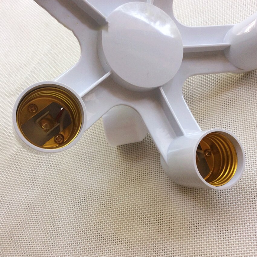 1 turn to 5 E27 Light Adapter Converters lamp Base Holder Socket plug Splitter for LED Lighting Lamp Adapter holder converter